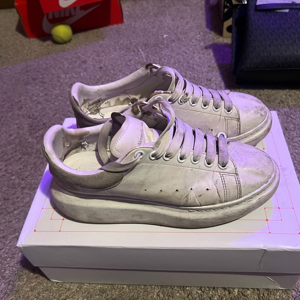 Alexander Mcqueen white and grey